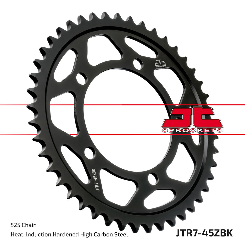 JT Rear Sprocket (Black Zinc Finish) - JTR7