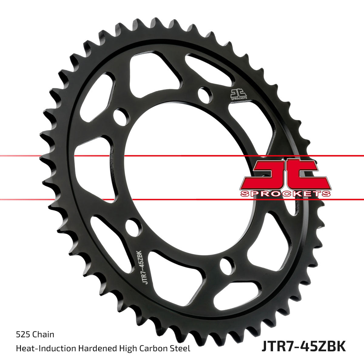 JT Rear Sprocket (Black Zinc Finish) - JTR7