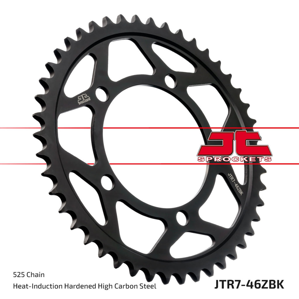 JT Rear Sprocket (Black Zinc Finish) - JTR7