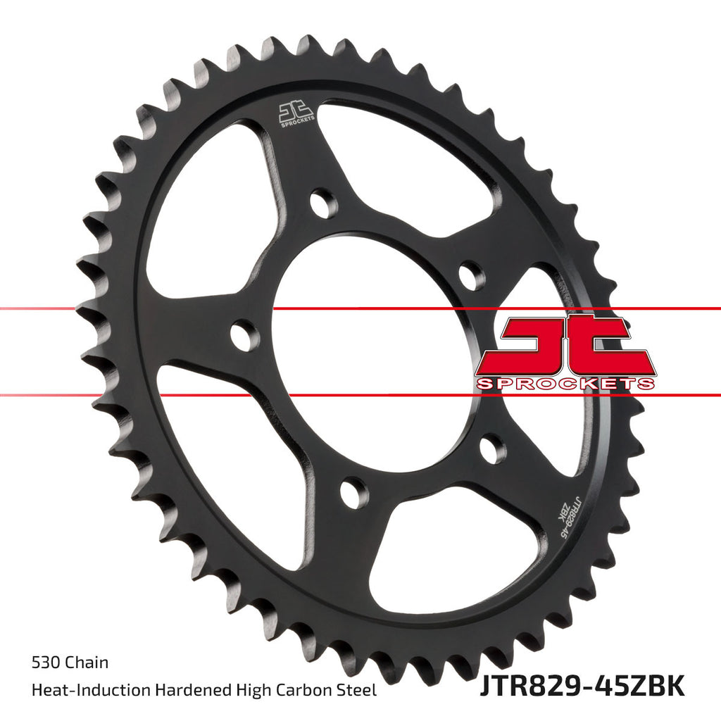 JT Rear Sprocket (Black Zinc Finish) - JTR829