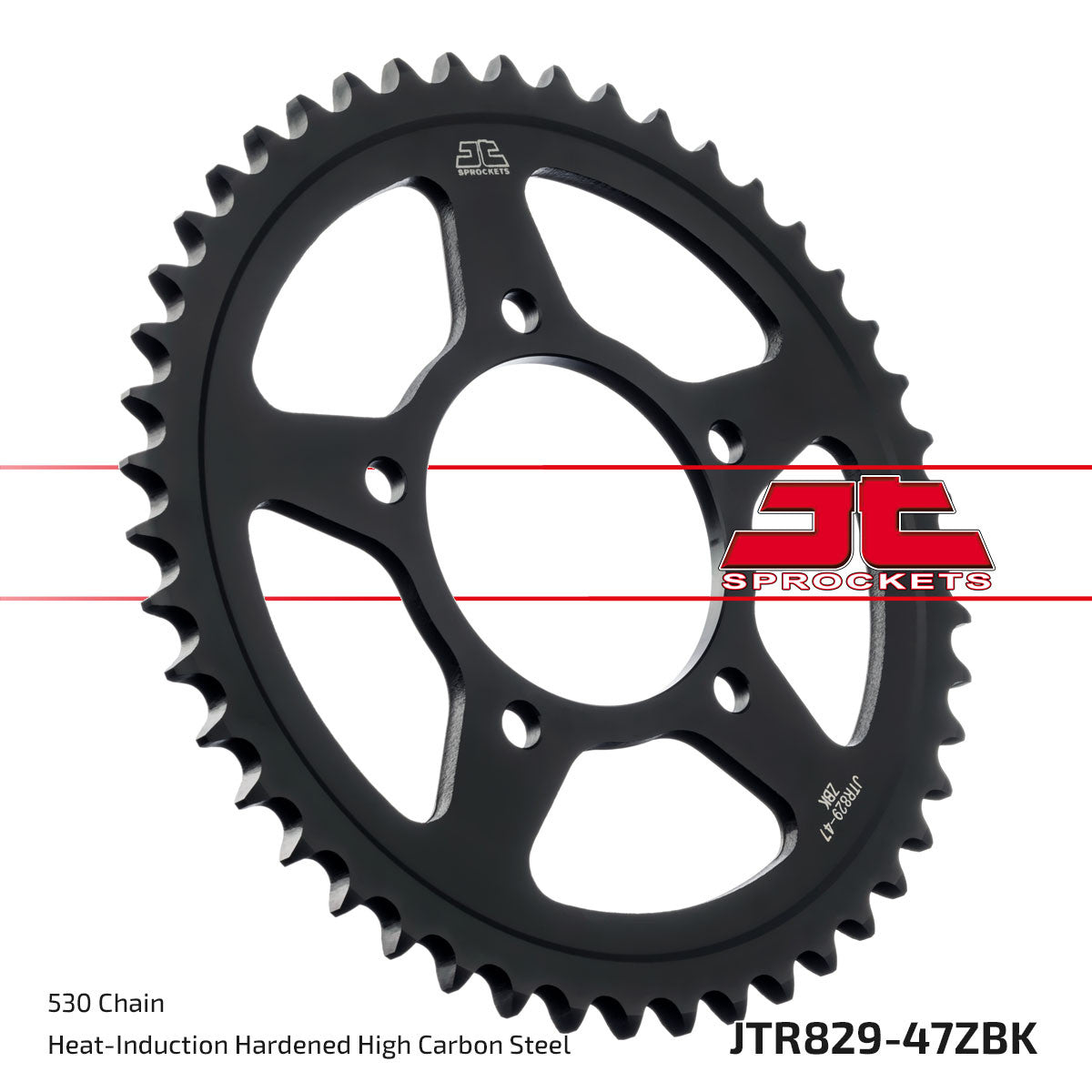 JT Rear Sprocket (Black Zinc Finish) - JTR829