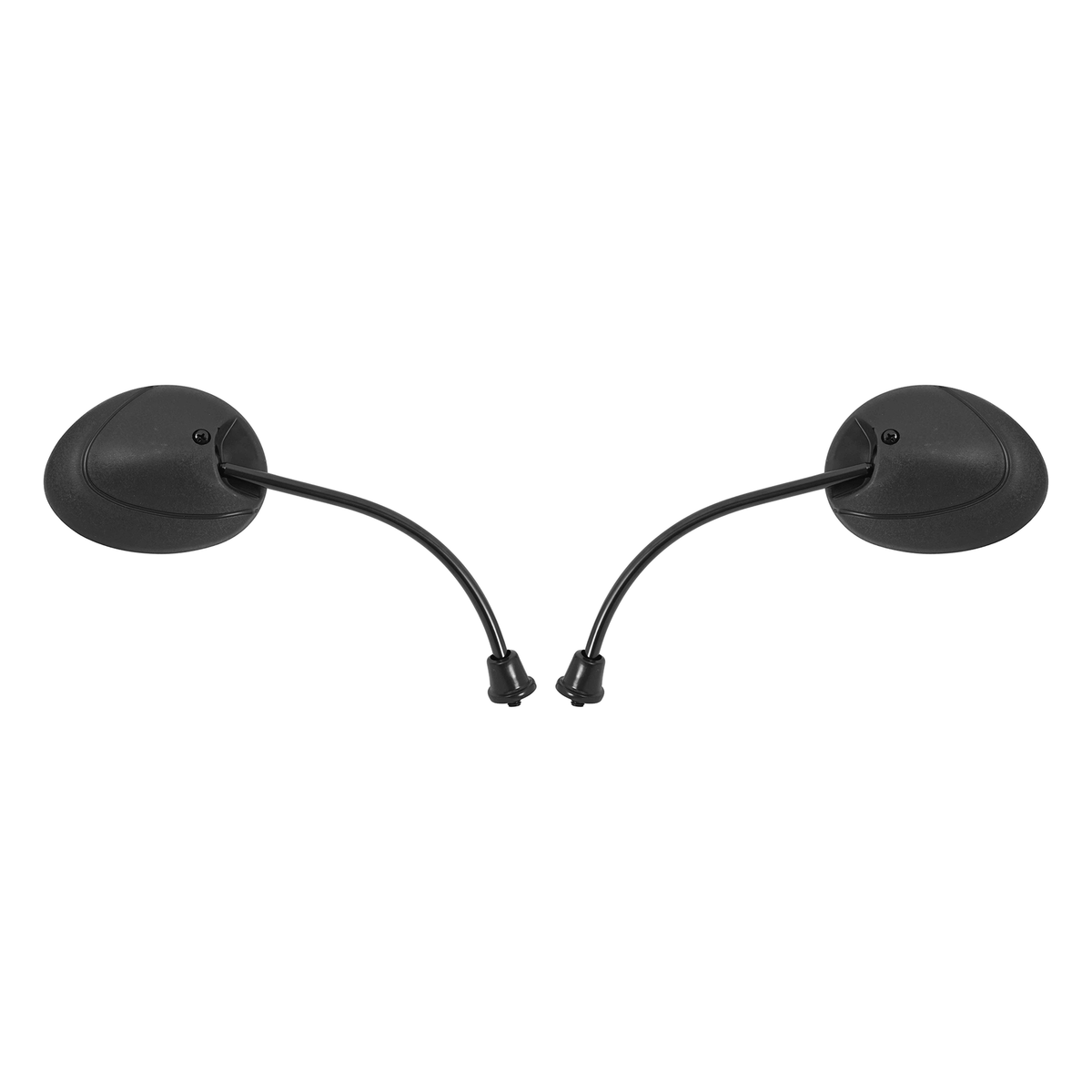 Hi Level Mirrors 8mm Black Round L & R Piaggio Zip