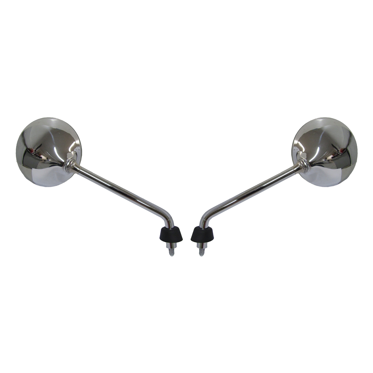Hi Level Mirrors 8mm Chrome Round L & R Vespa LX50/125/150
