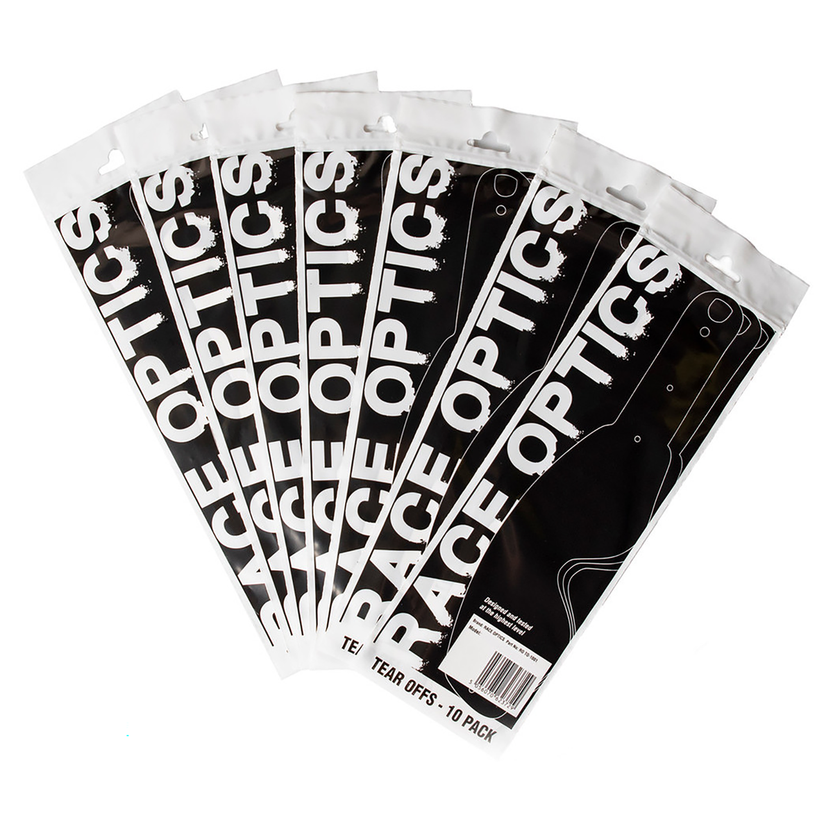 Race Optics Tearoffs 10 Pack Fox Vue