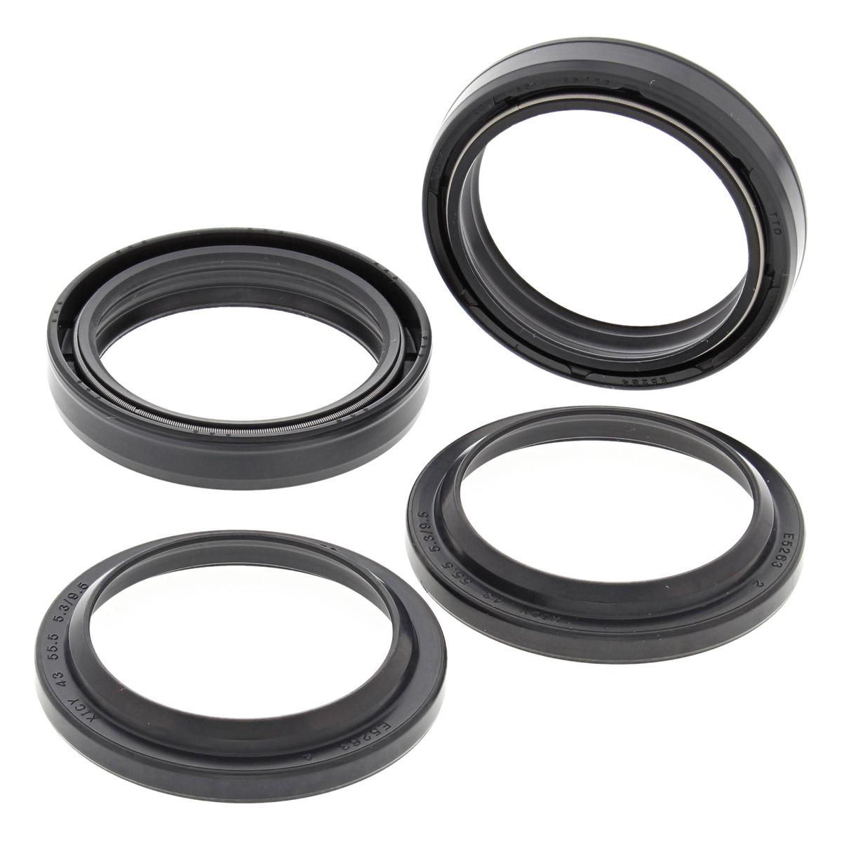 All Balls Racing Oil & Dust Seal Kit KX125/250/500 88, part number 56-138