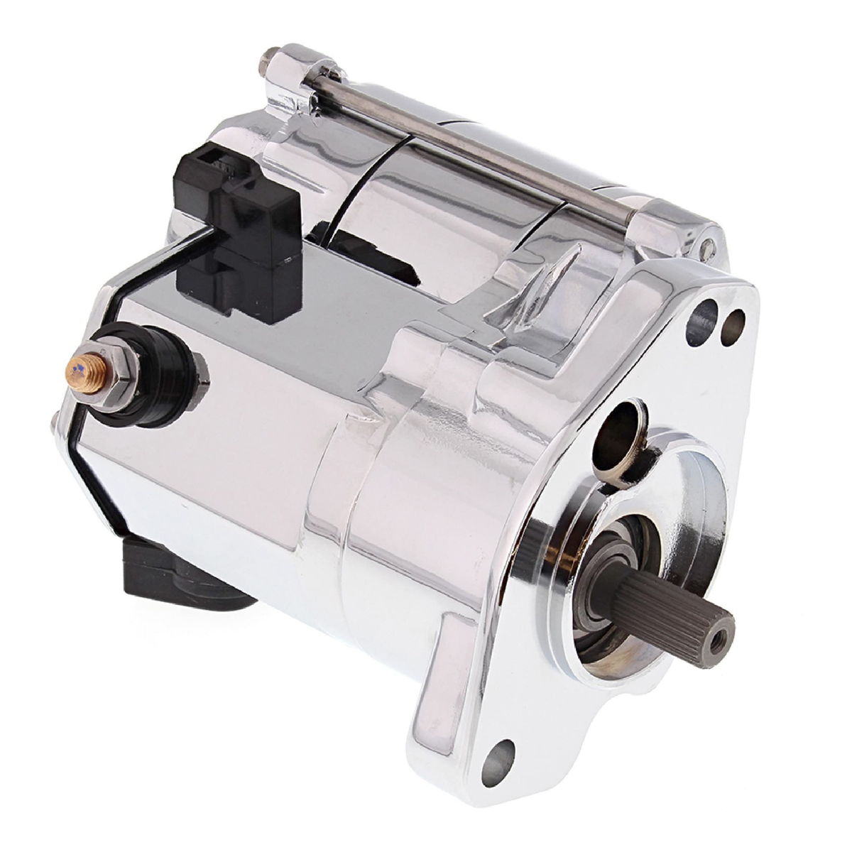 All Balls Racing Starter Motor Big Twin / 1.7kw/ Chrome, part number 80-1004