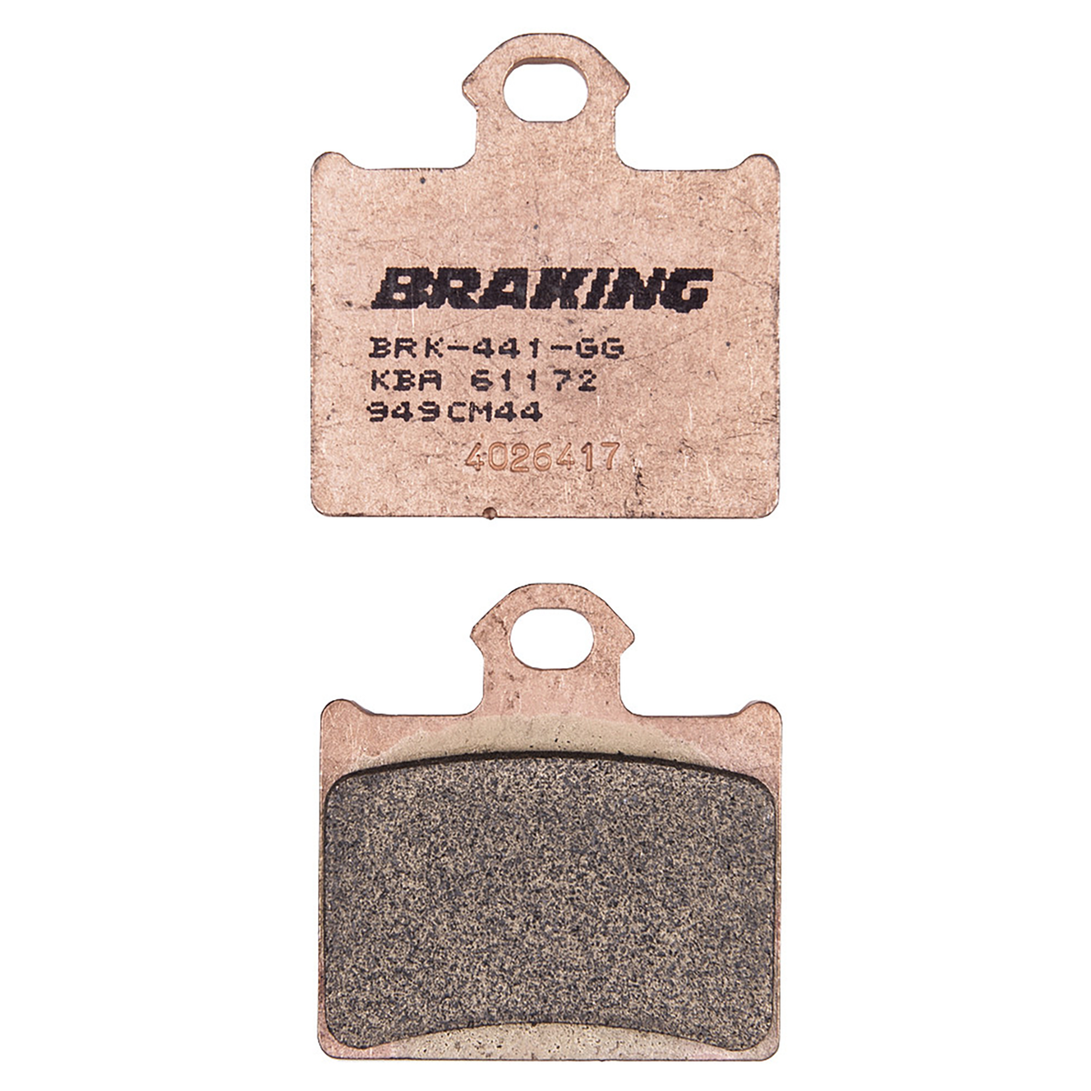 Braking Sintered Rear Pads - 949CM44