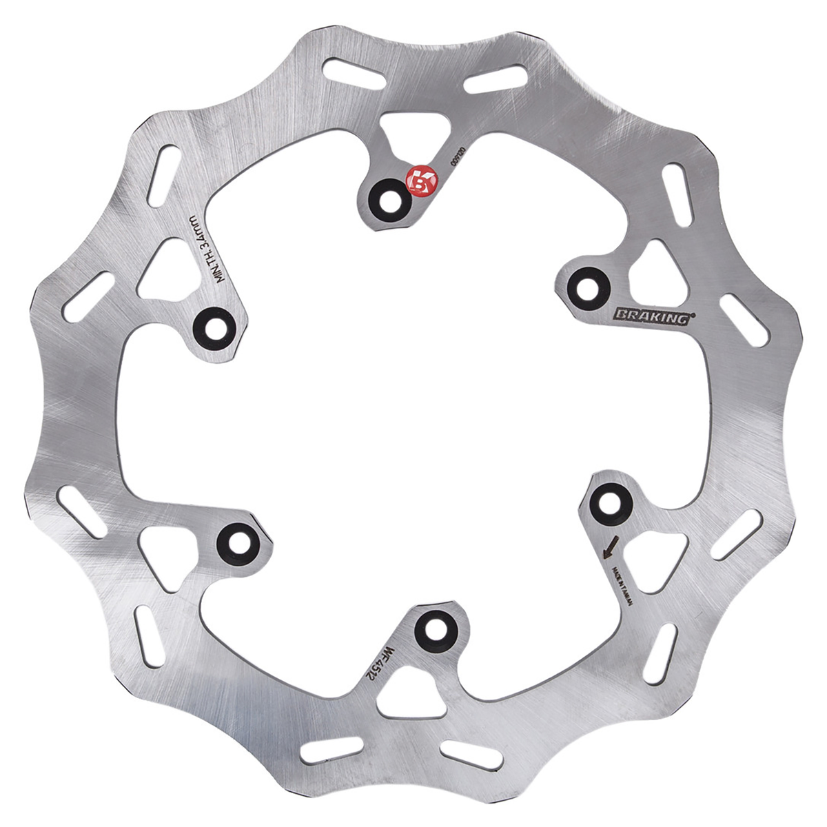 Braking Wave Fixed Rear Brake Disc - WF4512