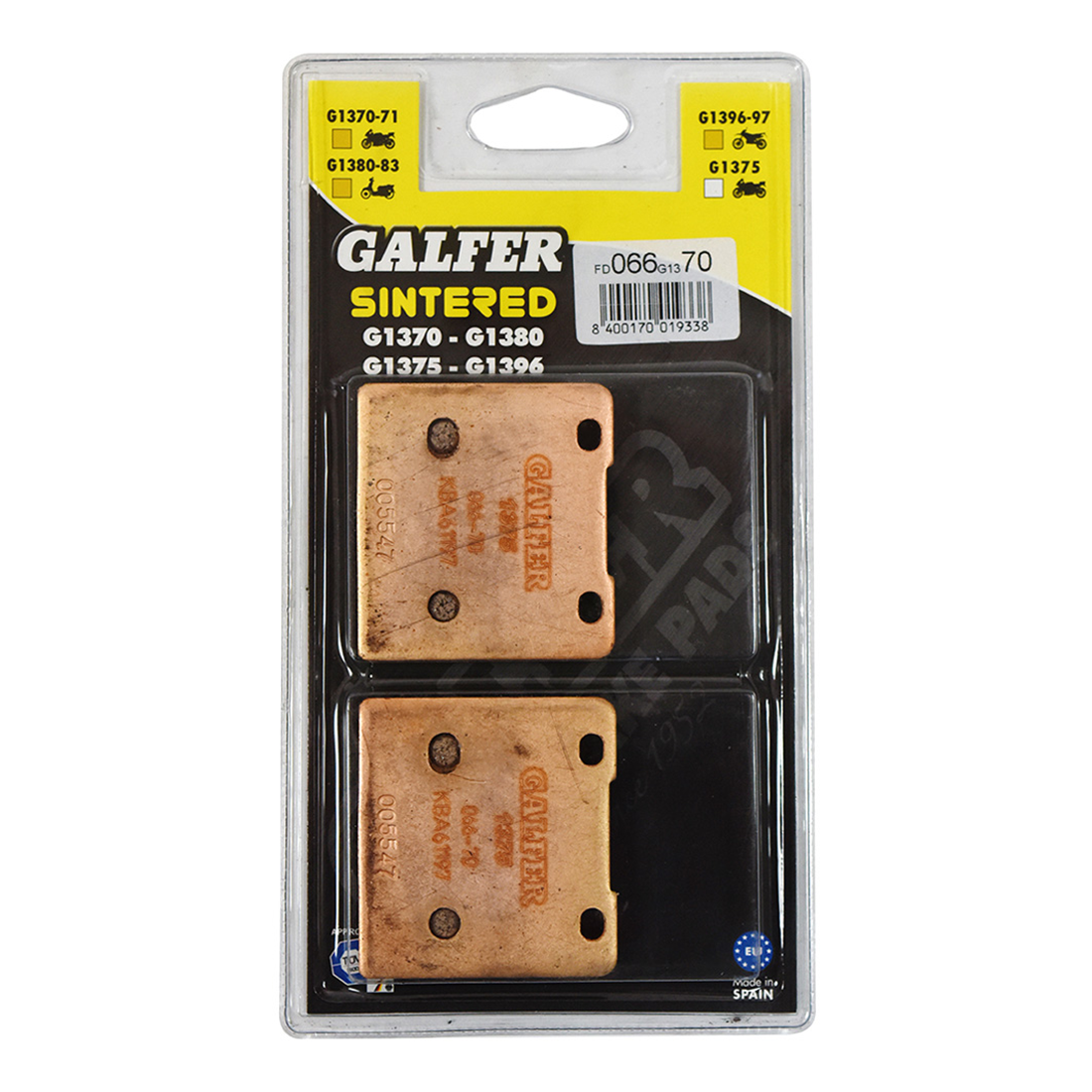 Galfer Brake Pad FD066, part number FD066G1054