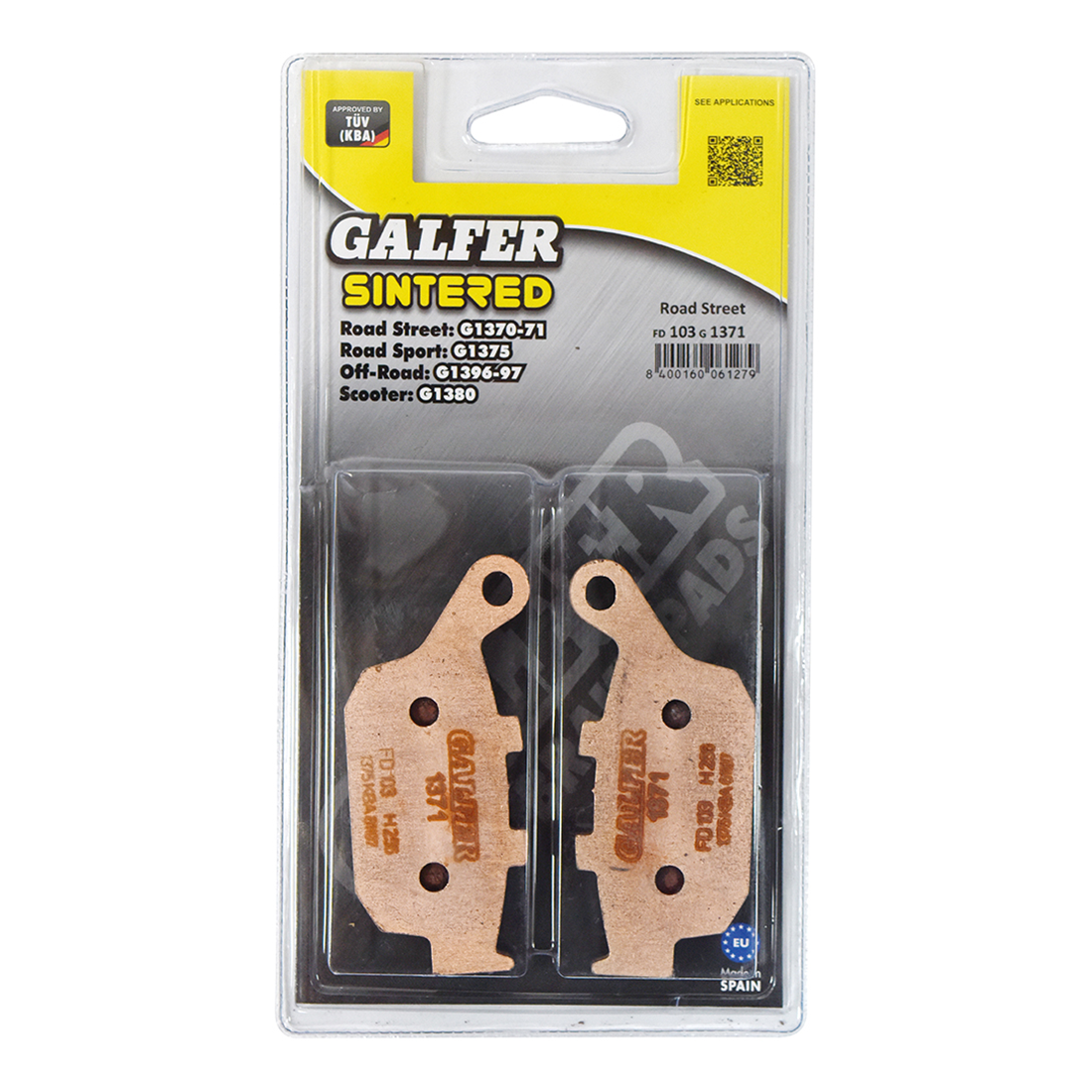 Galfer Brake Pad FD103, part number FD103G1371