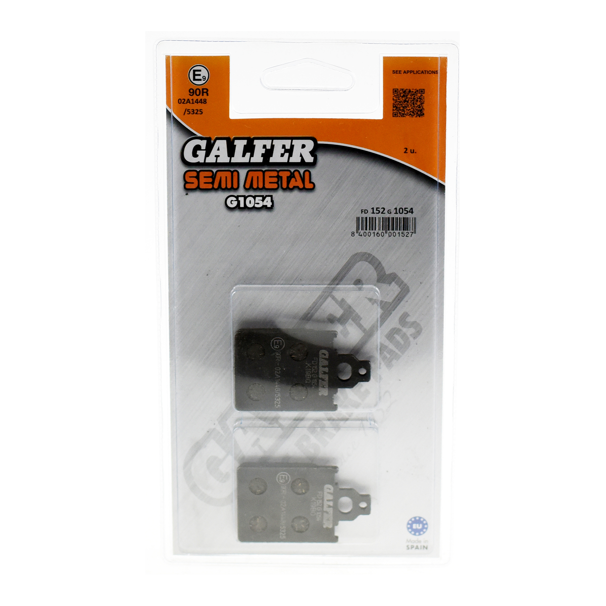 Galfer Brake Pad FD152, part number FD152G1054
