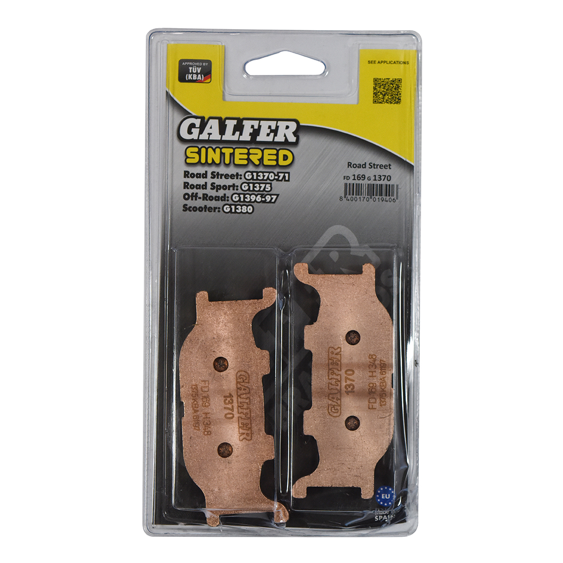 Galfer Brake Pad FD169, part number FD169G1370