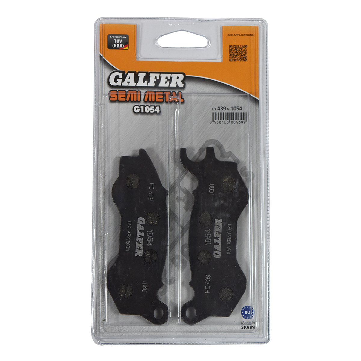 Galfer Brake Pad FD439, part number FD439G1054