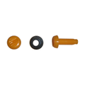 Hi Level Bolts Number Plate Yellow (100 Pack)