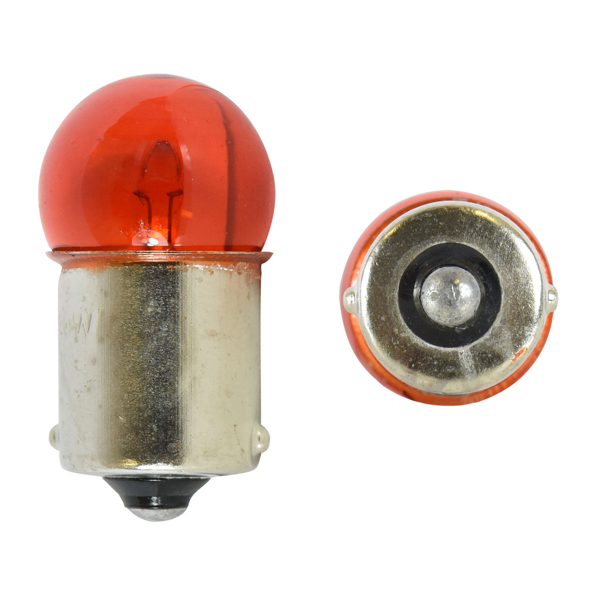 Hi Level Bulbs BA15s 12v 10w Indicator Amber (10 Pack)