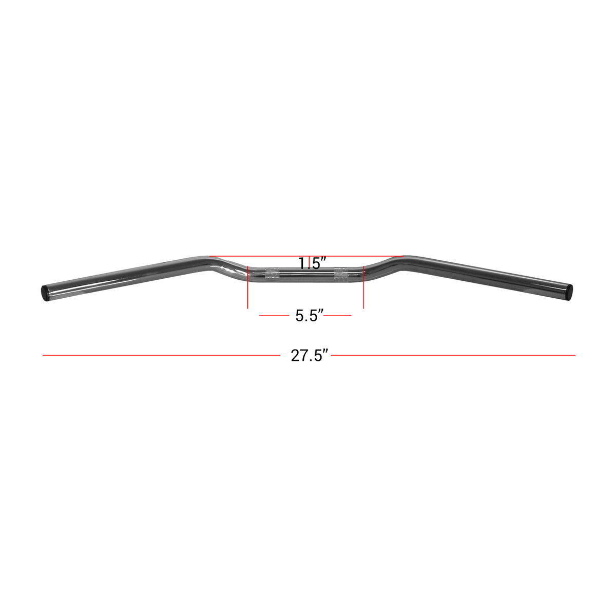 Hi Level Handlebar 7/8" Chrome 1.75" Rise OE style