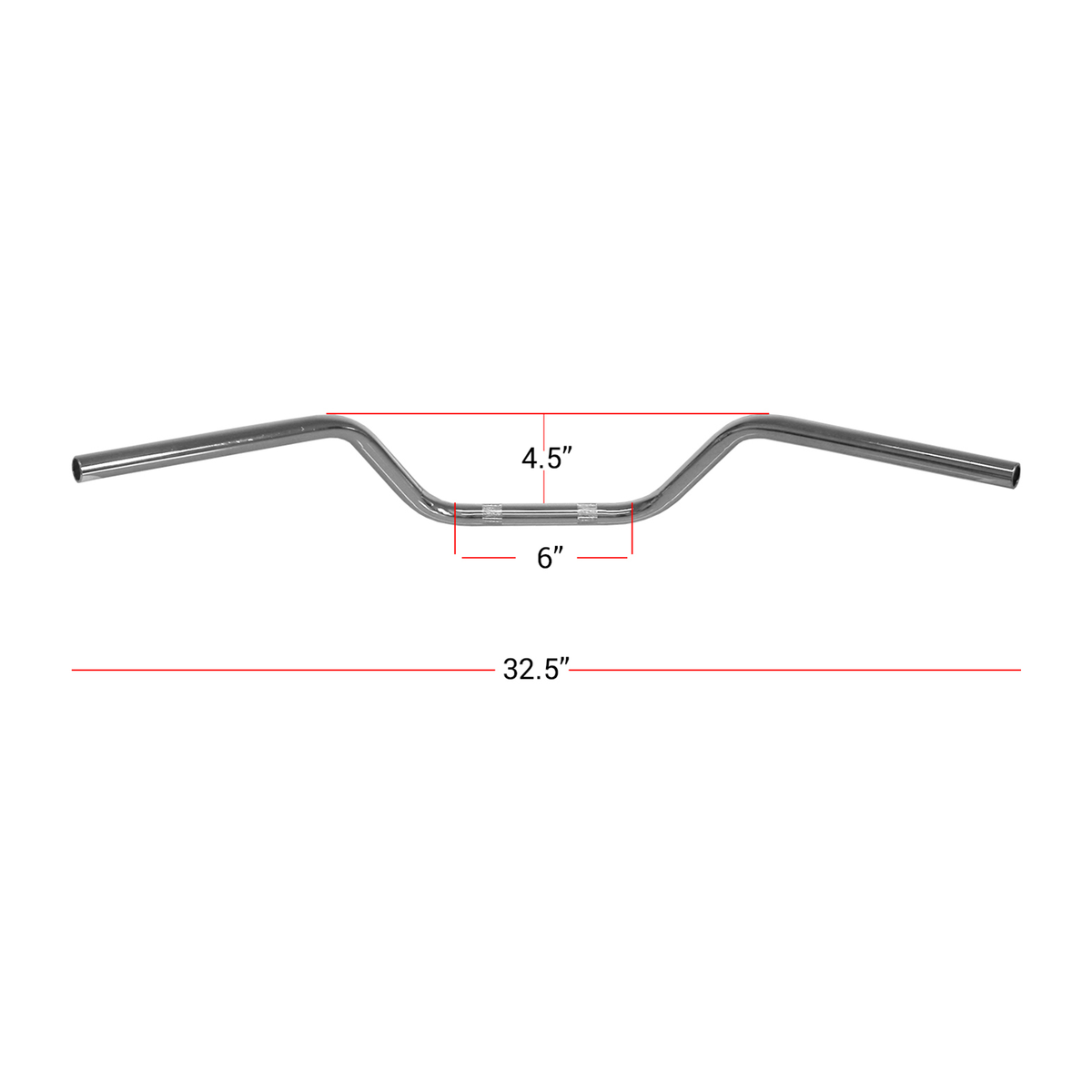 Hi Level Handlebar 7/8" Chrome 4.50" Rise