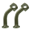 Hi Level Handlebar Risers 5' Chrome Pull Back 1'