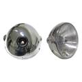 Hi Level Headlight Round Chrome Complete Universal 7"