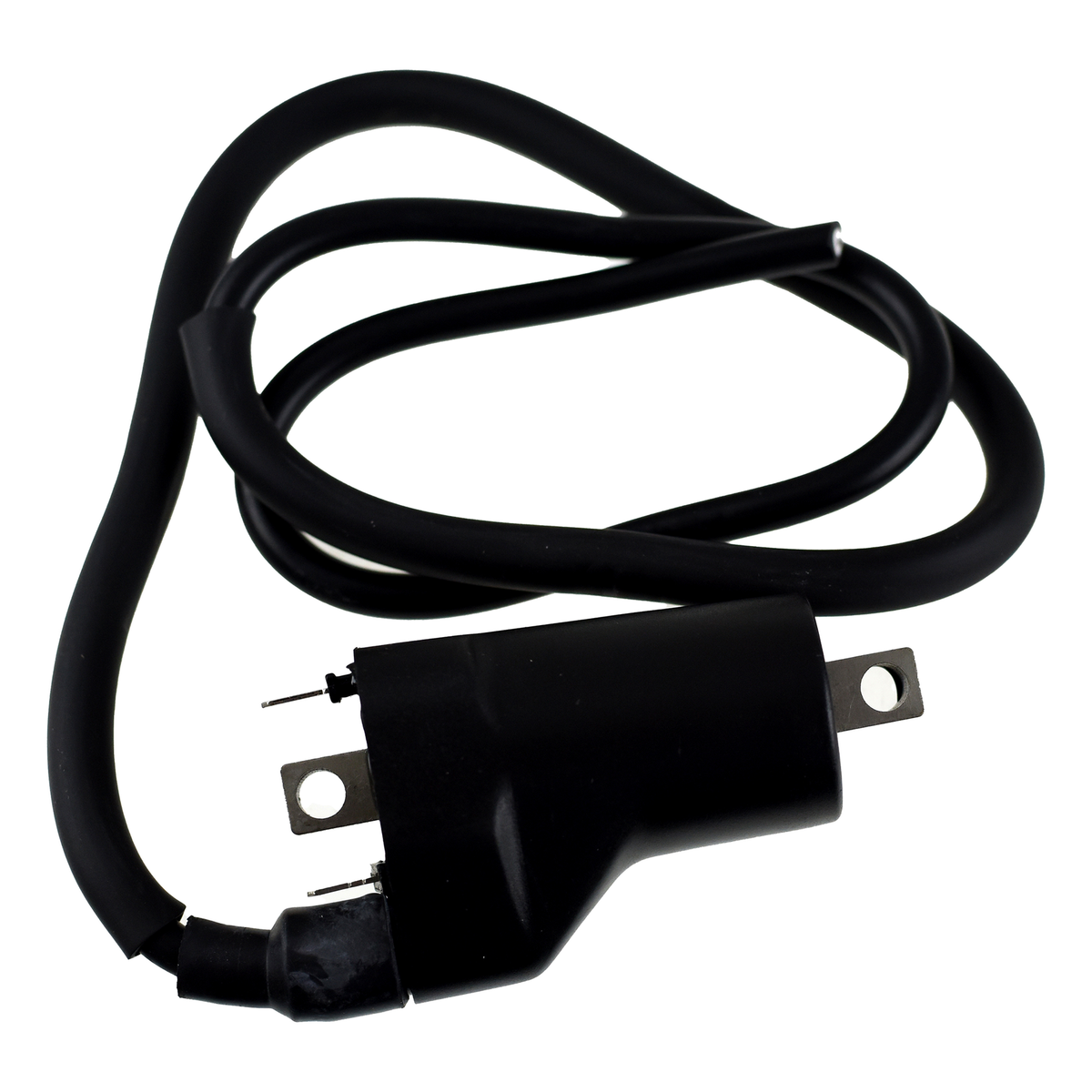 Hi Level Ignition Coil 12v CDI Single 2 Terminal Thin 80mm