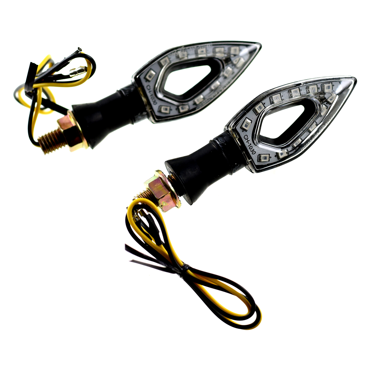 Hi Level Indicator Sequential LED Clear Arrowhead (4 Pack)