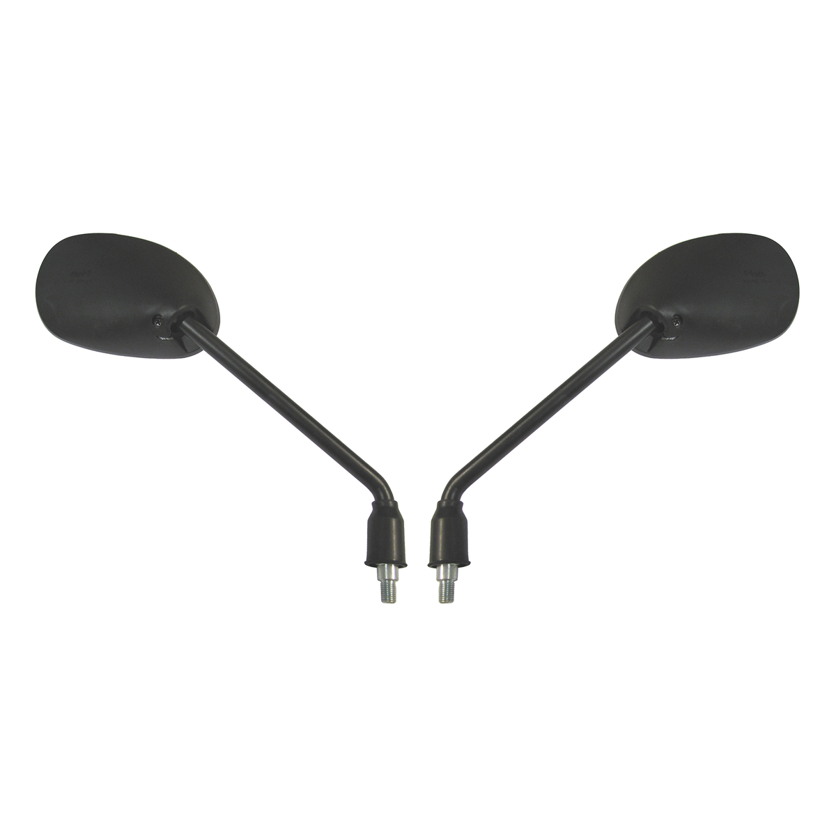 Hi Level Mirrors 10mm Black Rectangle L & R CBF125 Long