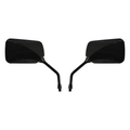 Hi Level Mirrors 10mm Black Rectangle L & R Classic Honda