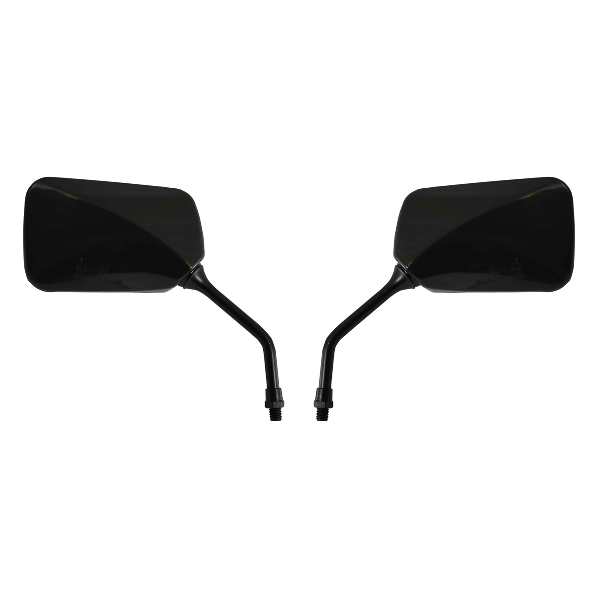 Hi Level Mirrors 10mm Black Rectangle L & R Classic Honda