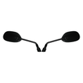 Hi Level Mirrors 10mm Black Rectangle L & R Honda ANF125