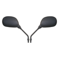 Hi Level Mirrors 10mm Black Rectangle L & R Yam YBR125