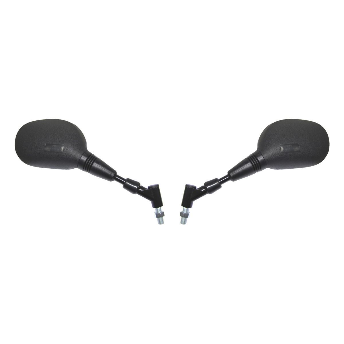 Hi Level Mirrors 10mm Black Rectangle L & R