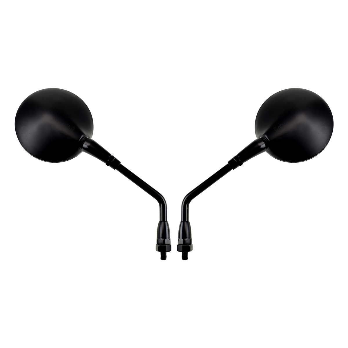 Hi Level Mirrors 10mm Black Round L & R Kaw Zephyr, view 2