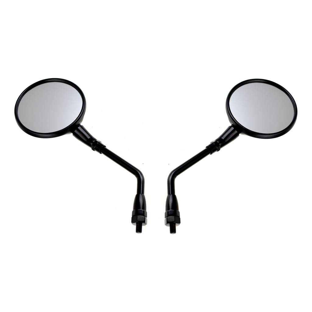Hi Level Mirrors 10mm Black Round L & R Kaw Zephyr