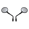 Hi Level Mirrors 10mm Black Round L & R Kaw Zephyr