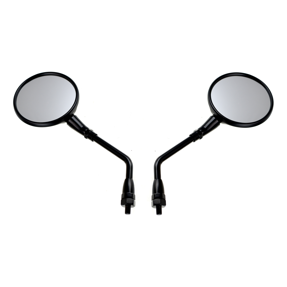 Hi Level Mirrors 10mm Black Round L & R Kaw Zephyr