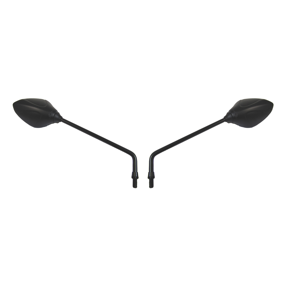 Hi Level Mirrors 10mm Black Teardrop Left & Right