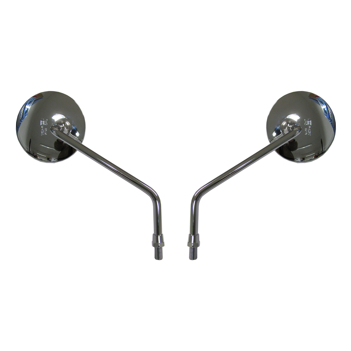 Hi Level Mirrors 10mm Chrome Round L & R Early Yamaha