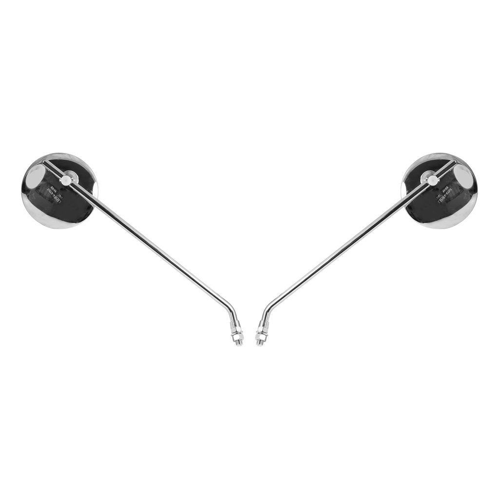 Hi Level Mirrors 10mm Chrome Round L & R Lambretta Star