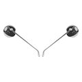 Hi Level Mirrors 10mm Chrome Round L & R Lambretta Star