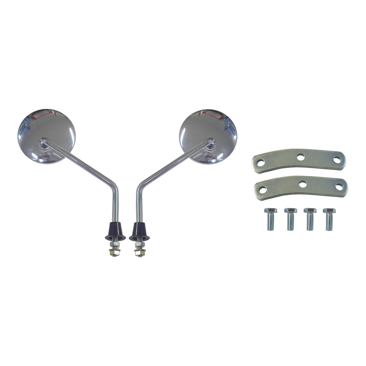 Hi Level Mirrors 10mm Chrome Round L & R Vespa PX