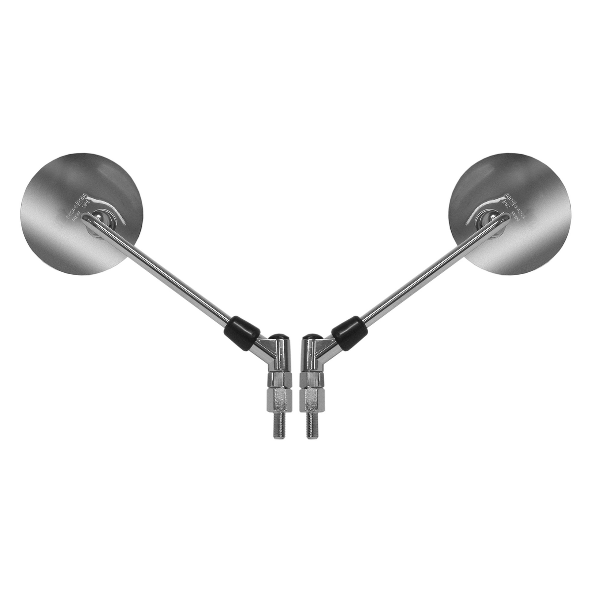 Hi Level Mirrors 10mm Round Chrome Left & Right