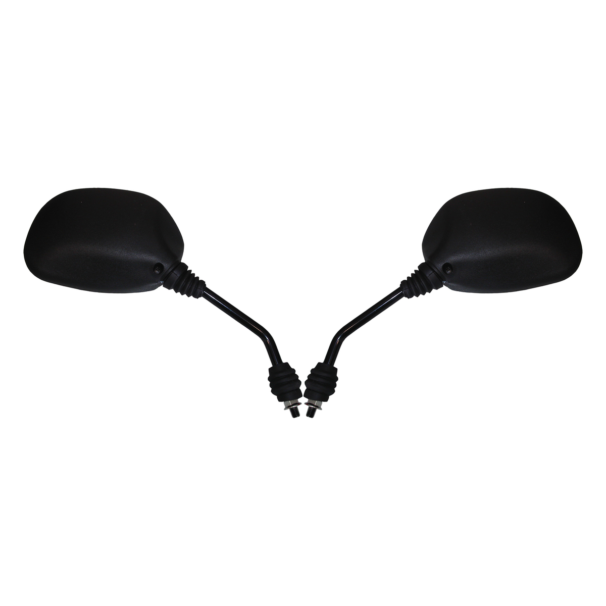 Hi Level Mirrors 8mm Black Round L & R Piaggio Typhoon