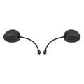 Hi Level Mirrors 8mm Black Round L & R Piaggio Zip