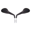 Hi Level Mirrors 8mm Black Rounded L & R Peugeot Speedfight