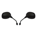 Hi Level Mirrors 8mm Black Rounded Left & Right