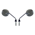 Hi Level Mirrors 8mm Chrome Round L & R Vespa ET2 & ET4