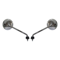 Hi Level Mirrors 8mm Chrome Round L & R Vespa LX50/125/150
