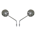 Hi Level Mirrors 8mm Chrome Round Left & Right Early Yam