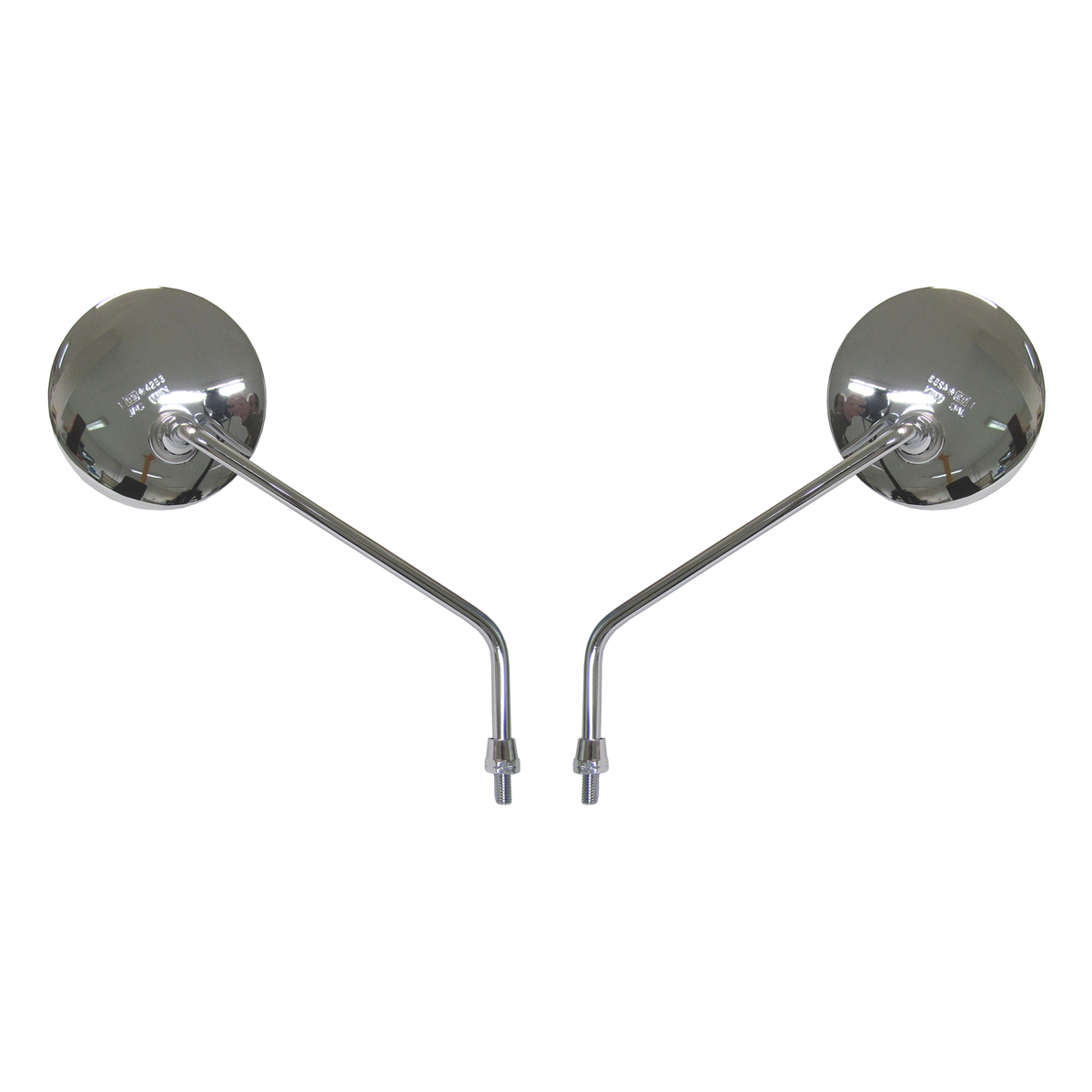 Hi Level Mirrors 8mm Chrome Round Left & Right Early Yam