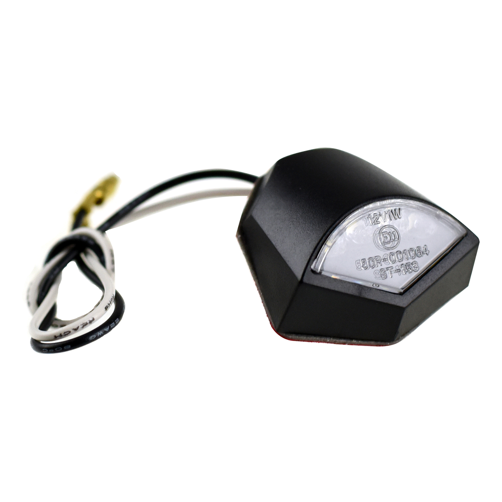 Hi Level Number Plate Light LED Small Black Body, view 3